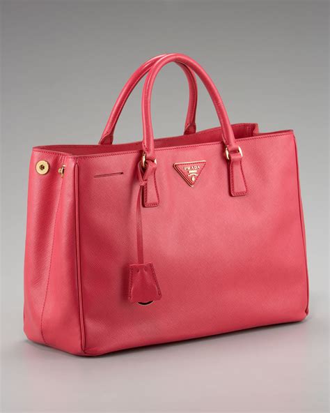 prada saffiano pink tote|Prada saffiano lux tote bag.